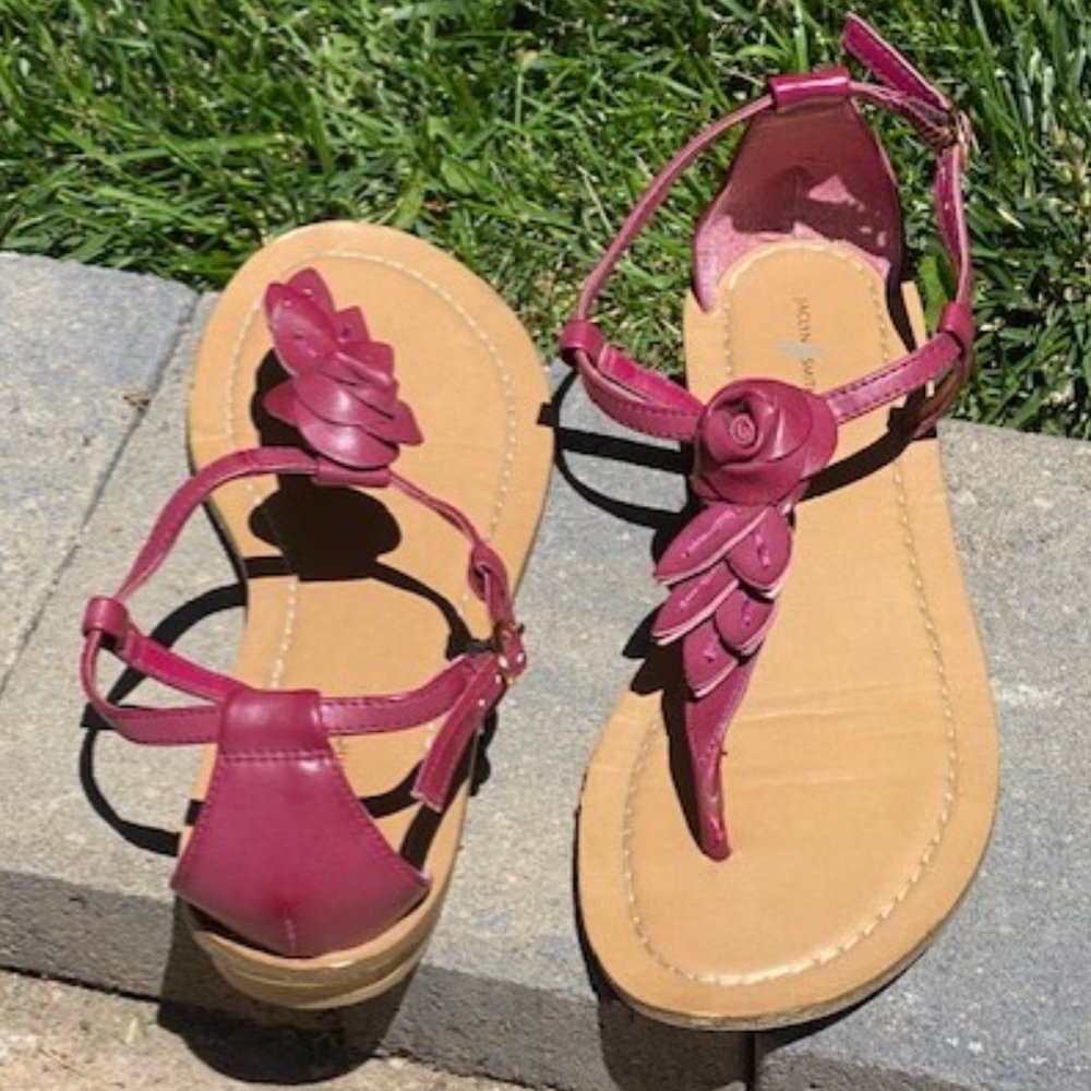 Pretty Pink Flat Sandals